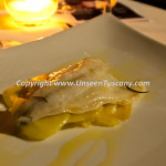 Dinner at Villa Caruso Bellosguardo fish